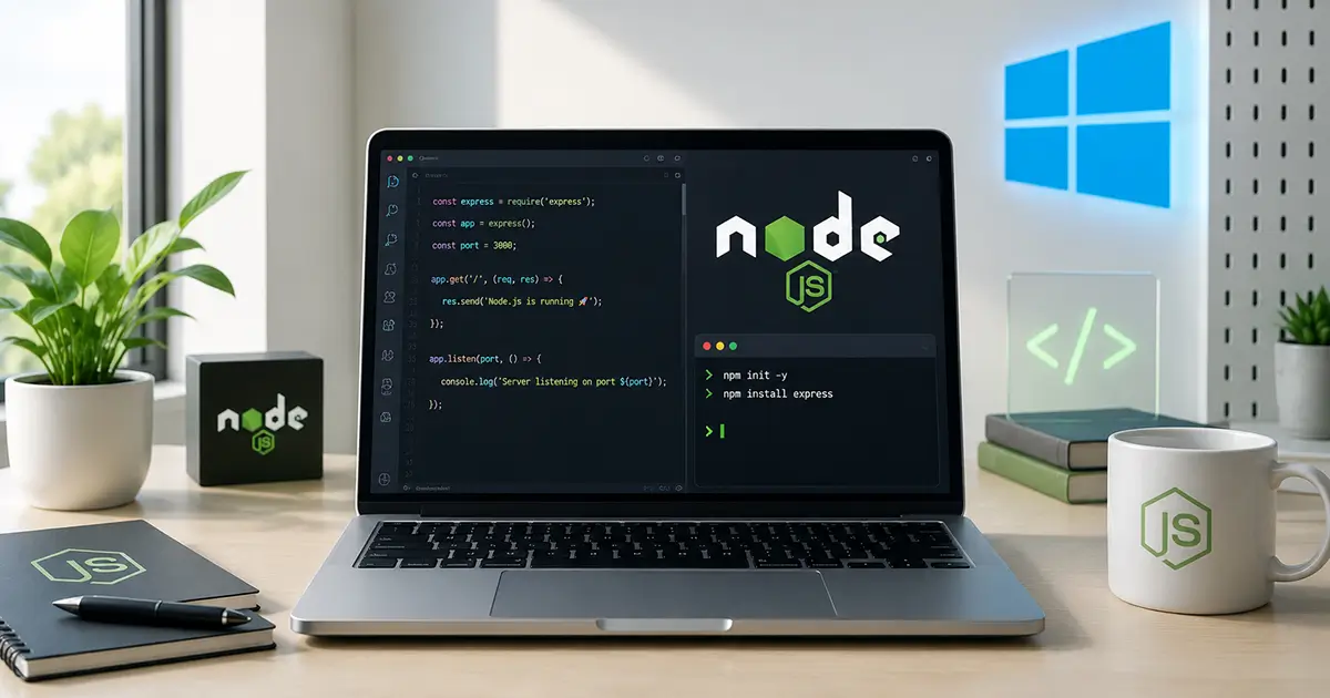 آموزش نصب Node.js در ویندوز