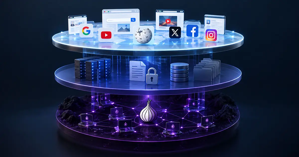 دارک وب چیست؟ تفاوت آن با اینترنت + خطرات و واقعیت‌ها