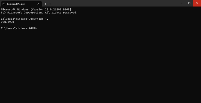 testing-the-nodejs-and-npm-installation-part1.png