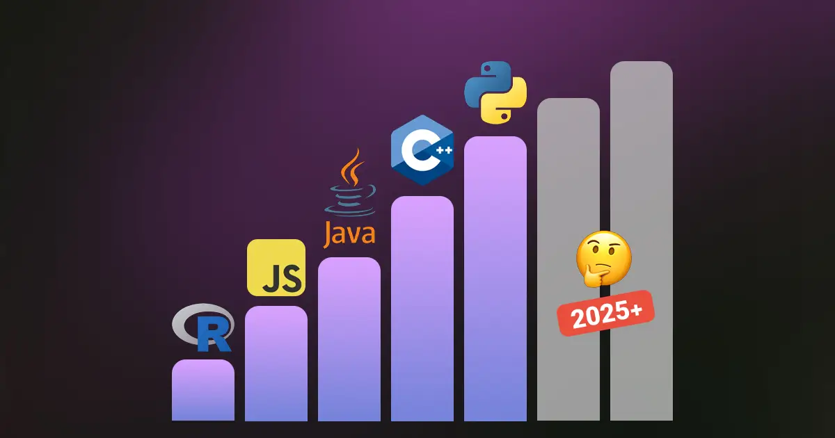 جدول رتبه بندی زبان‌های برنامه نویسی در آوریل ۲۰۲۵ (بر اساس شاخص TIOBE)