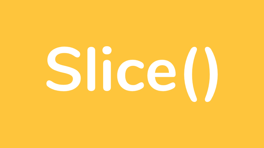 متد slice در جاوا اسکریپت
